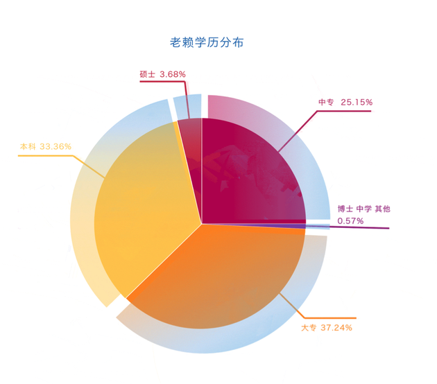 老赖学历分布