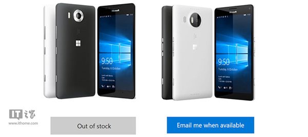 该说再见？英国版Lumia950/XL自10月份缺货至今